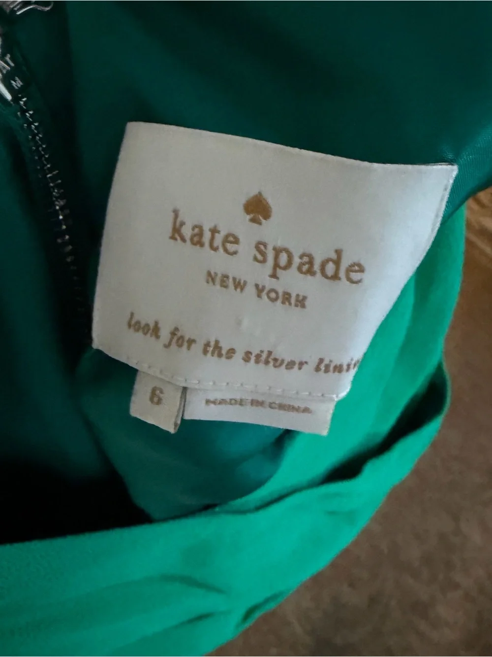 Kate Spade New York Size 6 Kelly Green Simply Cinema Lucia crepe midi dress EUC